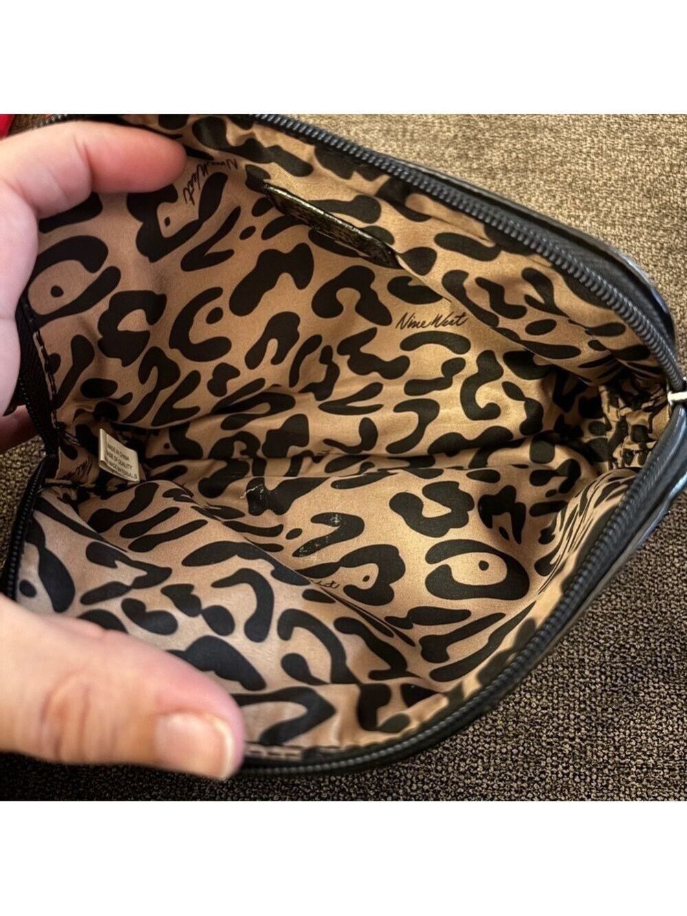 Nine West 2 Bag Bundle: Red Crossbody & Silver Sequin Clutch - Picture 10 of 10
